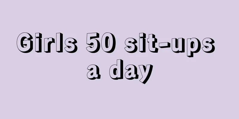 Girls 50 sit-ups a day