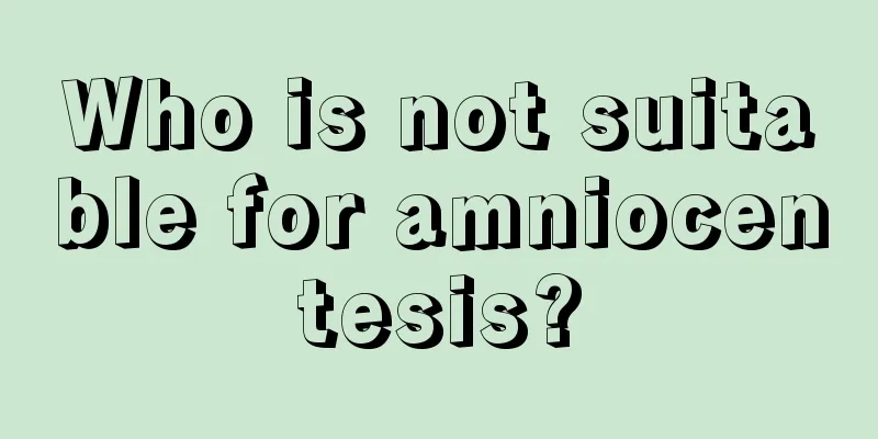 Who is not suitable for amniocentesis?