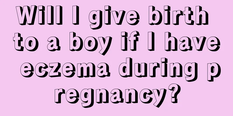 Will I give birth to a boy if I have eczema during pregnancy?