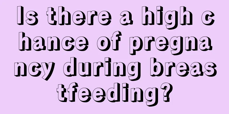 Is there a high chance of pregnancy during breastfeeding?