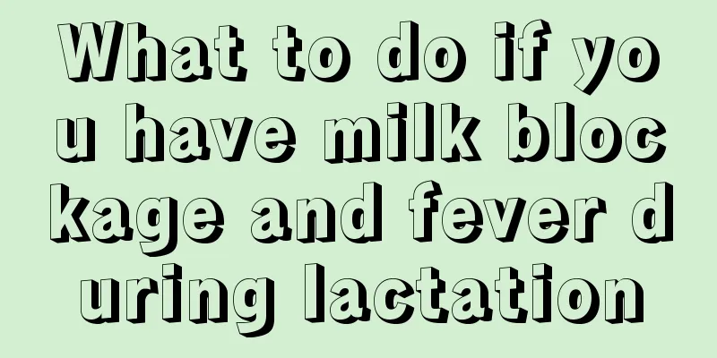 What to do if you have milk blockage and fever during lactation