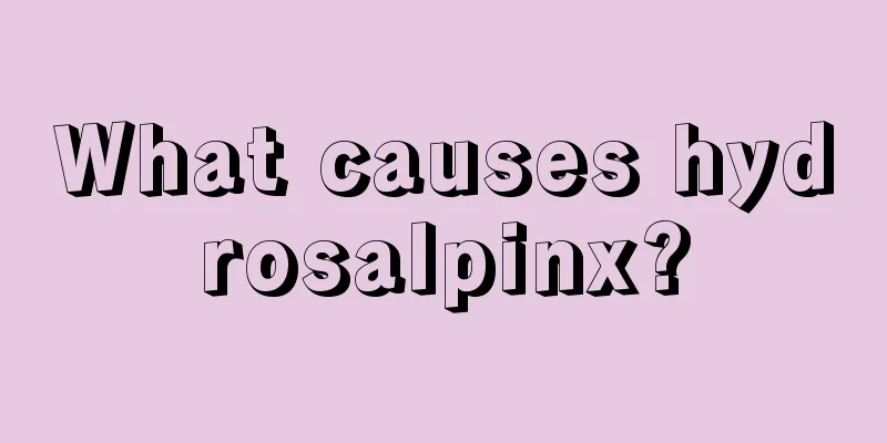 What causes hydrosalpinx?