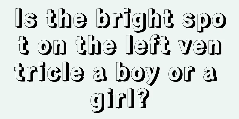 Is the bright spot on the left ventricle a boy or a girl?