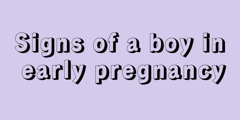 Signs of a boy in early pregnancy