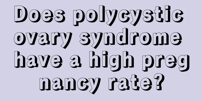 Does polycystic ovary syndrome have a high pregnancy rate?