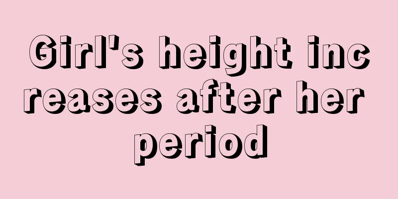 Girl's height increases after her period