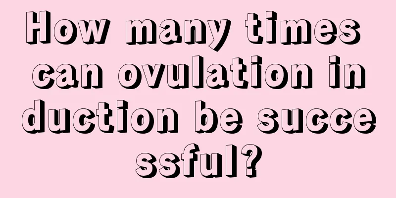 How many times can ovulation induction be successful?