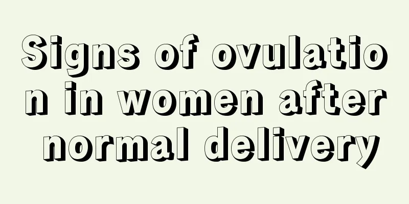 Signs of ovulation in women after normal delivery