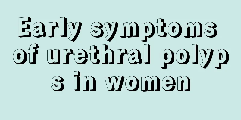 Early symptoms of urethral polyps in women