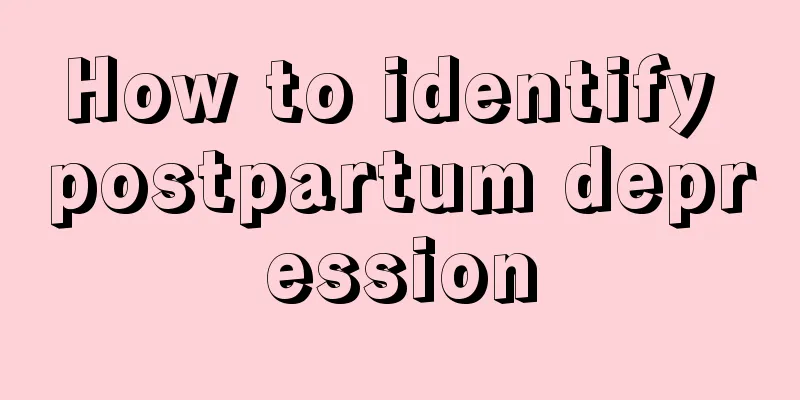 How to identify postpartum depression