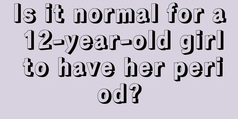 Is it normal for a 12-year-old girl to have her period?