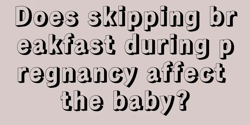 Does skipping breakfast during pregnancy affect the baby?