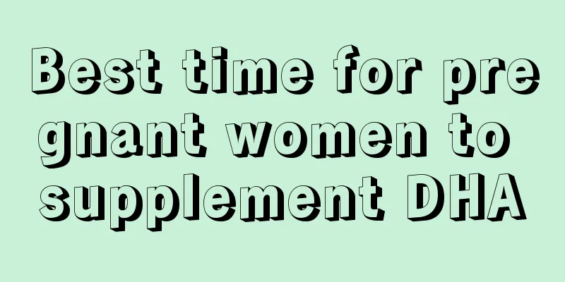 Best time for pregnant women to supplement DHA