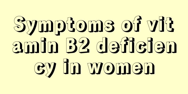 Symptoms of vitamin B2 deficiency in women