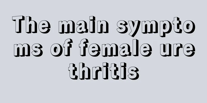 The main symptoms of female urethritis