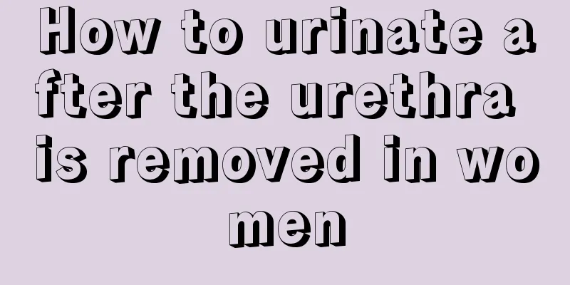 How to urinate after the urethra is removed in women