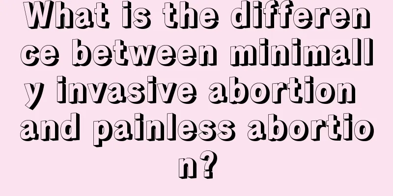 What is the difference between minimally invasive abortion and painless abortion?