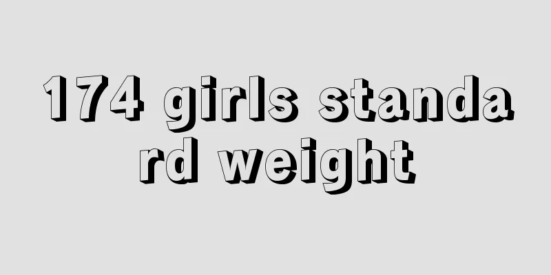 174 girls standard weight