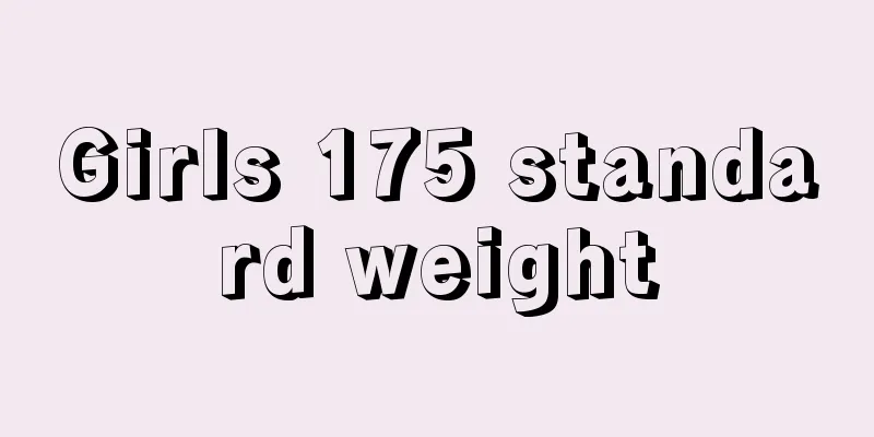 Girls 175 standard weight