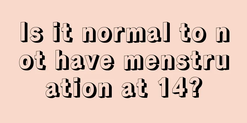 Is it normal to not have menstruation at 14?