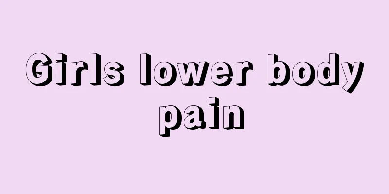 Girls lower body pain