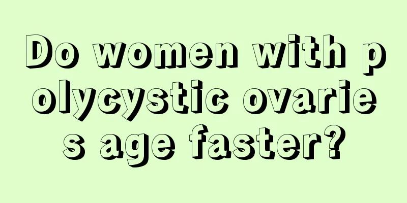 Do women with polycystic ovaries age faster?