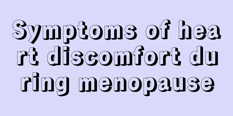 Symptoms of heart discomfort during menopause