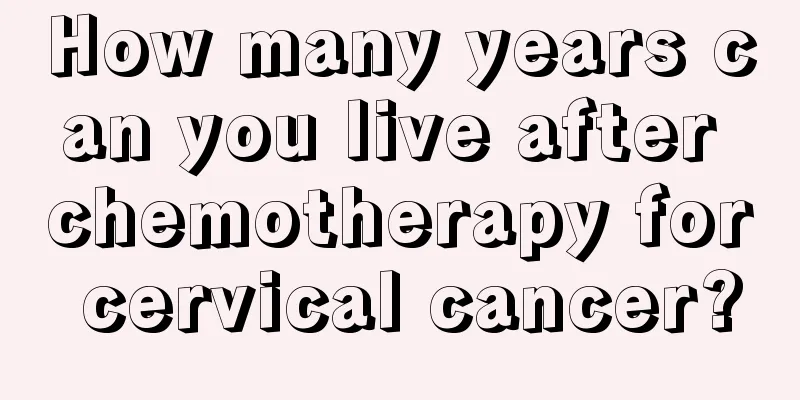 How many years can you live after chemotherapy for cervical cancer?