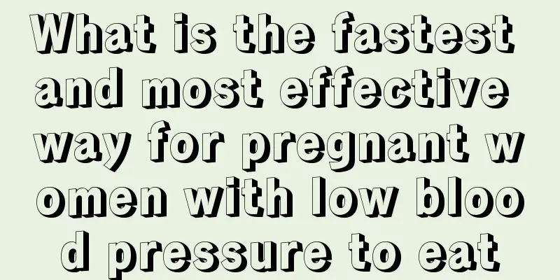 What is the fastest and most effective way for pregnant women with low blood pressure to eat