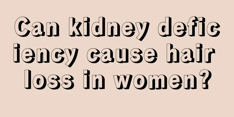 Can kidney deficiency cause hair loss in women?