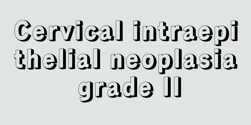 Cervical intraepithelial neoplasia grade II