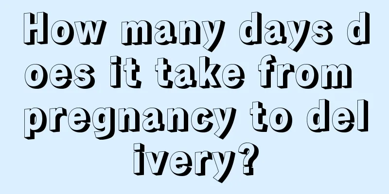 How many days does it take from pregnancy to delivery?