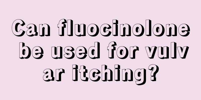 Can fluocinolone be used for vulvar itching?