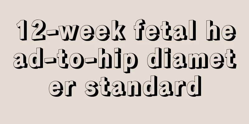 12-week fetal head-to-hip diameter standard