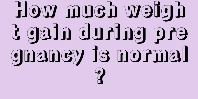 How much weight gain during pregnancy is normal?