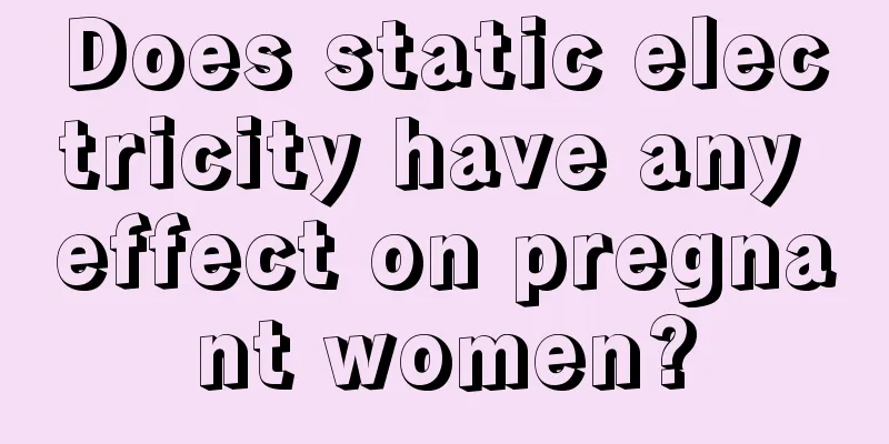 Does static electricity have any effect on pregnant women?