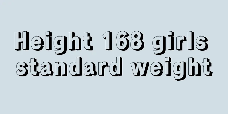 Height 168 girls standard weight