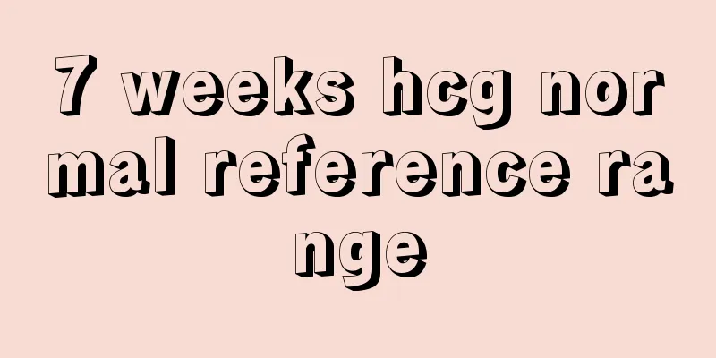 7 weeks hcg normal reference range