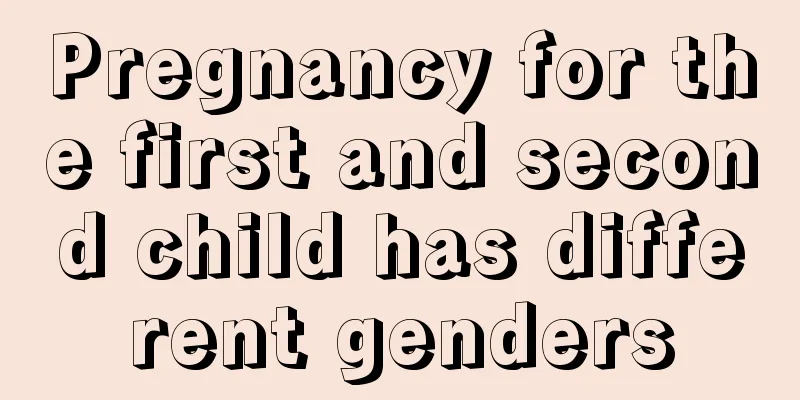 Pregnancy for the first and second child has different genders