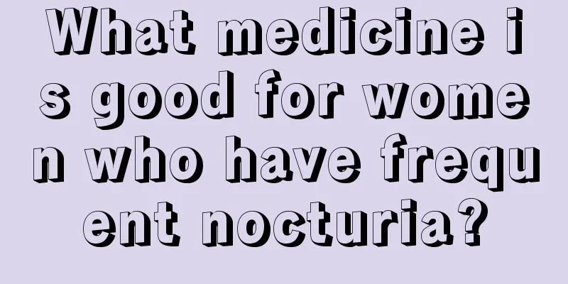 What medicine is good for women who have frequent nocturia?