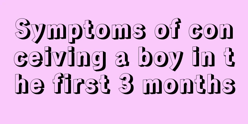 Symptoms of conceiving a boy in the first 3 months