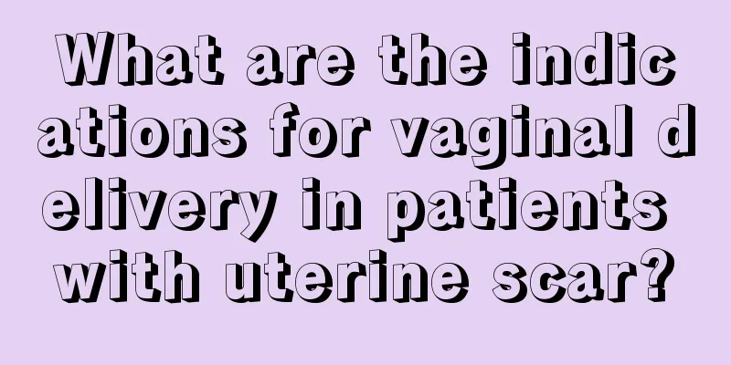 What are the indications for vaginal delivery in patients with uterine scar?