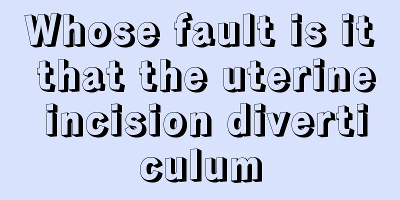 Whose fault is it that the uterine incision diverticulum