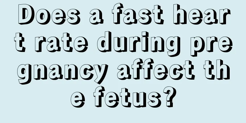 Does a fast heart rate during pregnancy affect the fetus?