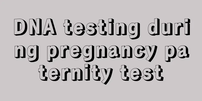 DNA testing during pregnancy paternity test