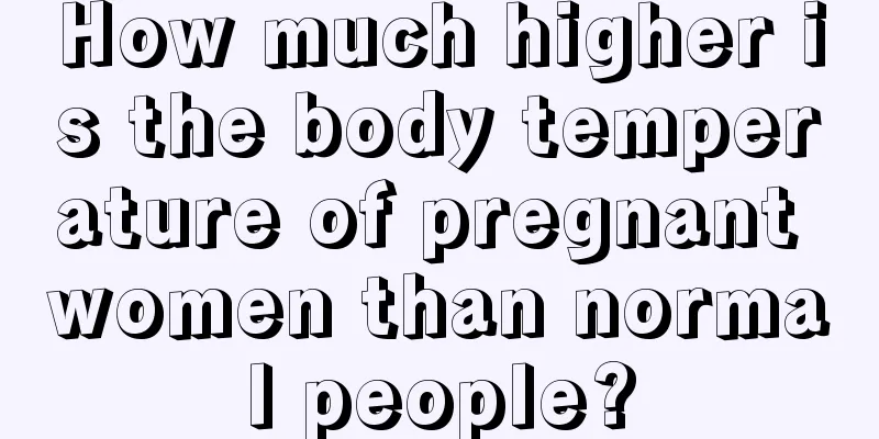 How much higher is the body temperature of pregnant women than normal people?