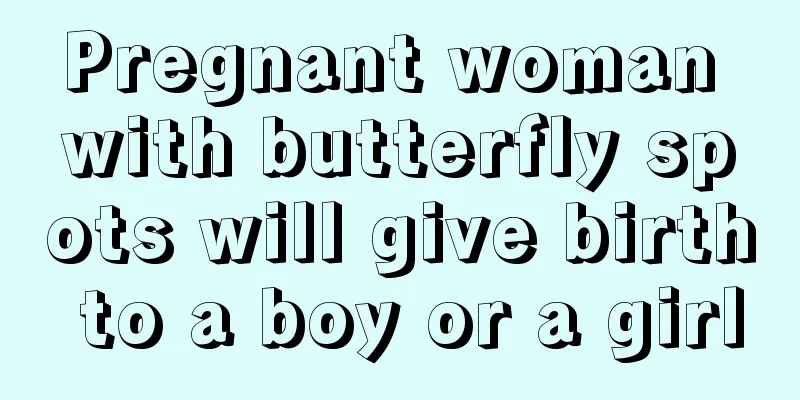 Pregnant woman with butterfly spots will give birth to a boy or a girl