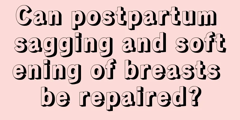 Can postpartum sagging and softening of breasts be repaired?