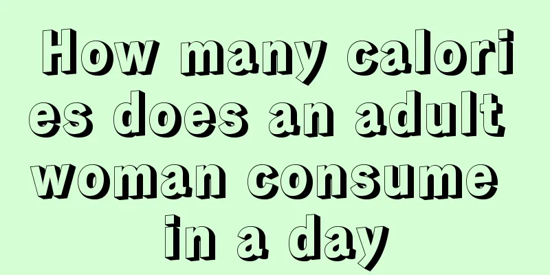 How many calories does an adult woman consume in a day