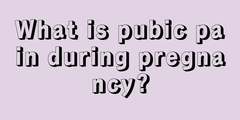 What is pubic pain during pregnancy?